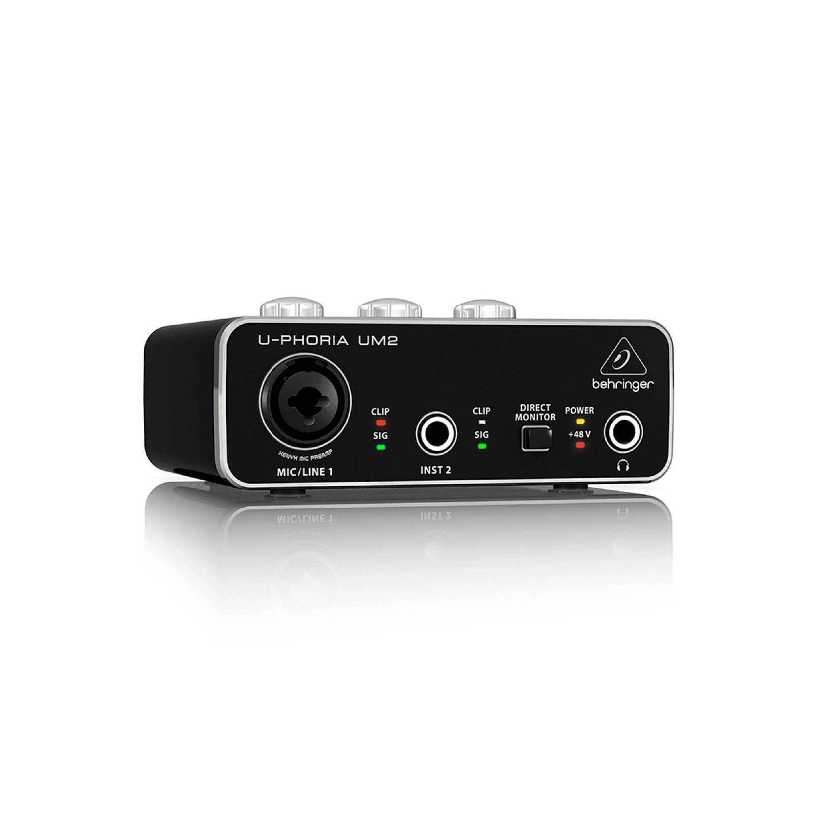 Interfaz de Audio Behringer UM2 USB con Phantom Power